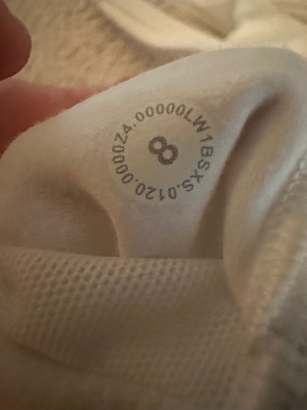 Lululemon white align bra tank. Size 8, EUC, no pads. - Picture 4 of 4